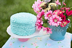Speciality cakes with decorative icing and detailed design